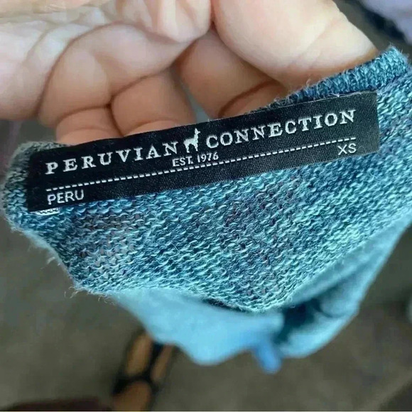 Peruvian Connection Pima Cotton Knit Top XS - Picture 7 of 9